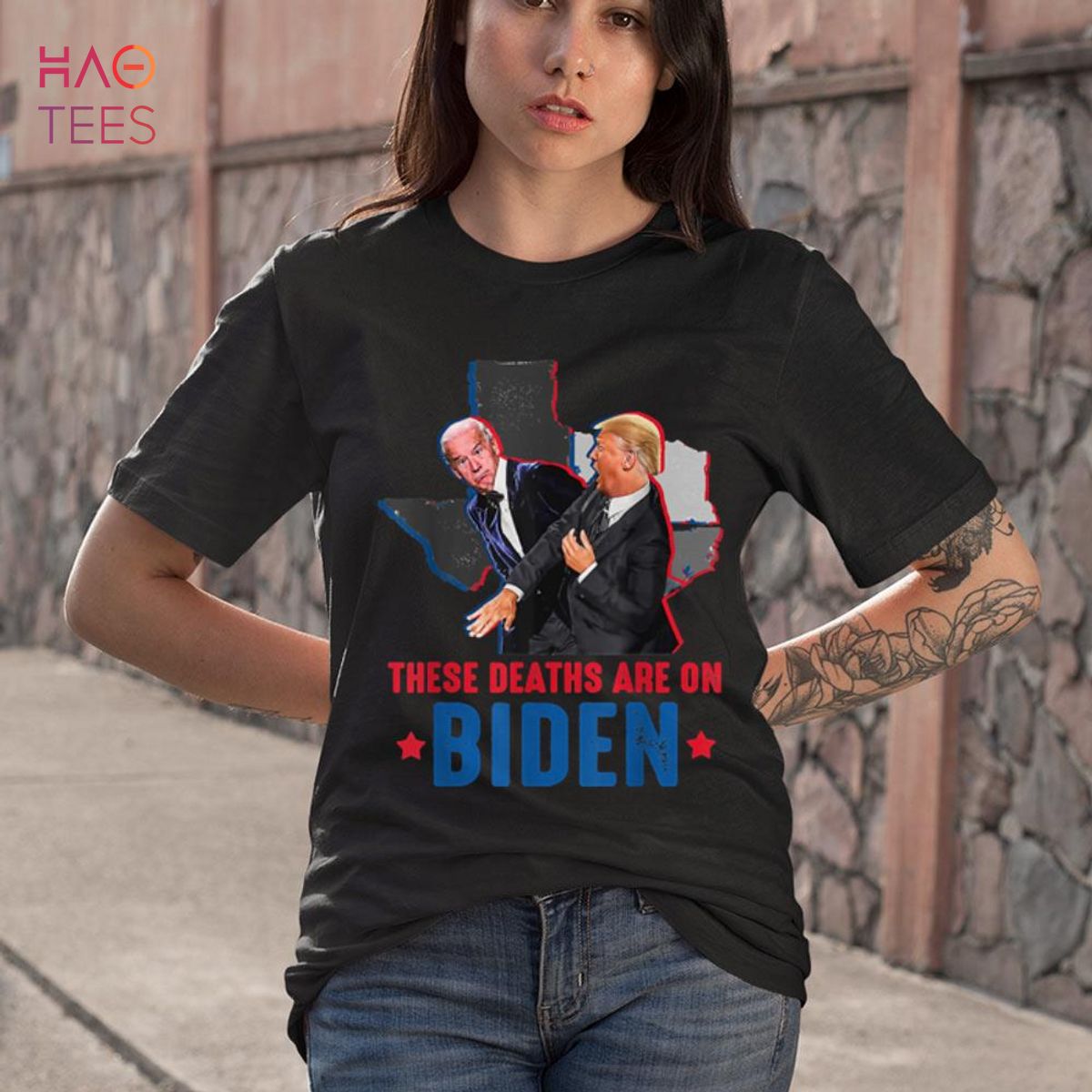These Deaths Are On Biden Migrants Shirt These Deaths Are On Biden Migrants Shirt