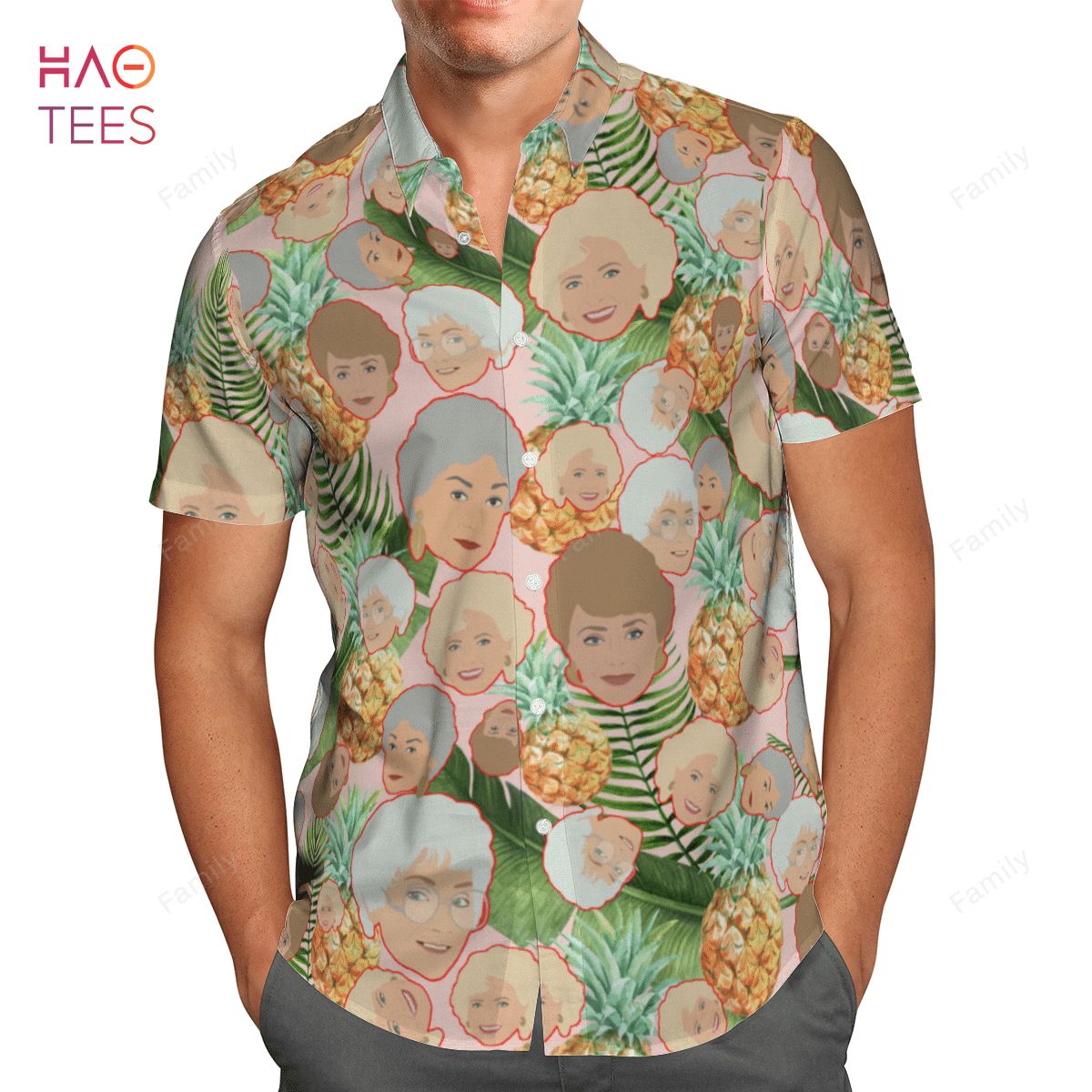The Golden Girl Head AOP Hawaiian Shirt The Golden Girl Head AOP Hawaiian Shirt