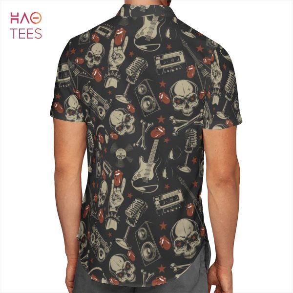The Rolling Stones Rock AOP Hawaiian Shirt