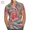 NEW The Rolling Stones Tie Dyes AOP Hawaiian Shirt