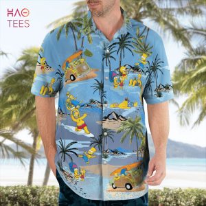 BEST The Simpsons Family On The Beach Hawaiian Shirt