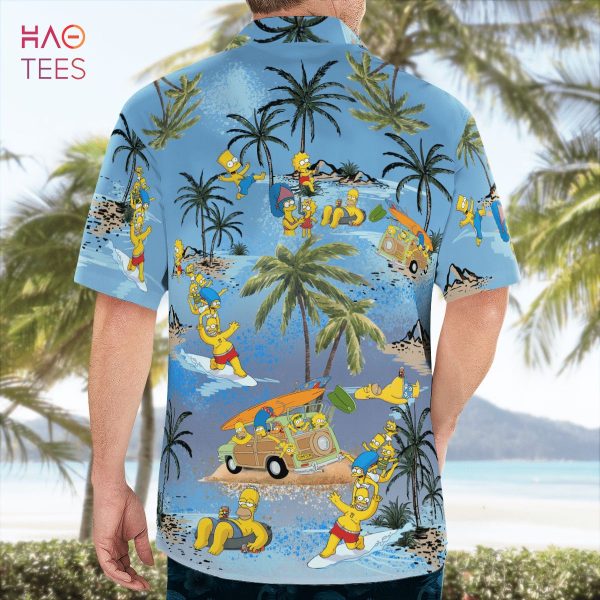 BEST The Simpsons Family On The Beach Hawaiian Shirt
