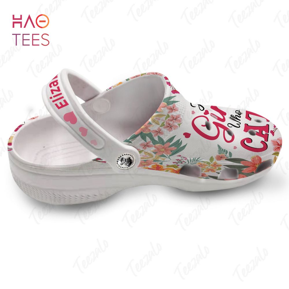 Just A Girl Who Loves Cats Personalized Crocs Shoes