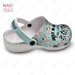 Just A Girl Who Loves Cow Personalized Crocs Shoes