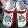 Mexico Flag With Symbols Around Personalized Crocs Shoes