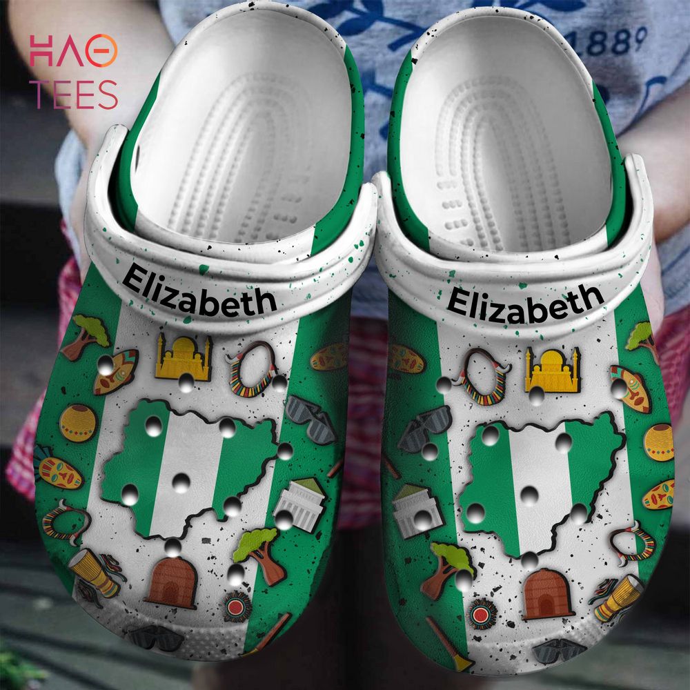 Creative Products Nigeria Flag Symbols Personalized Crocs Shoes ...