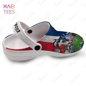 Personalized Coat of Arms Dominican Flag Crocs Shoes Gift for Dominican Lover
