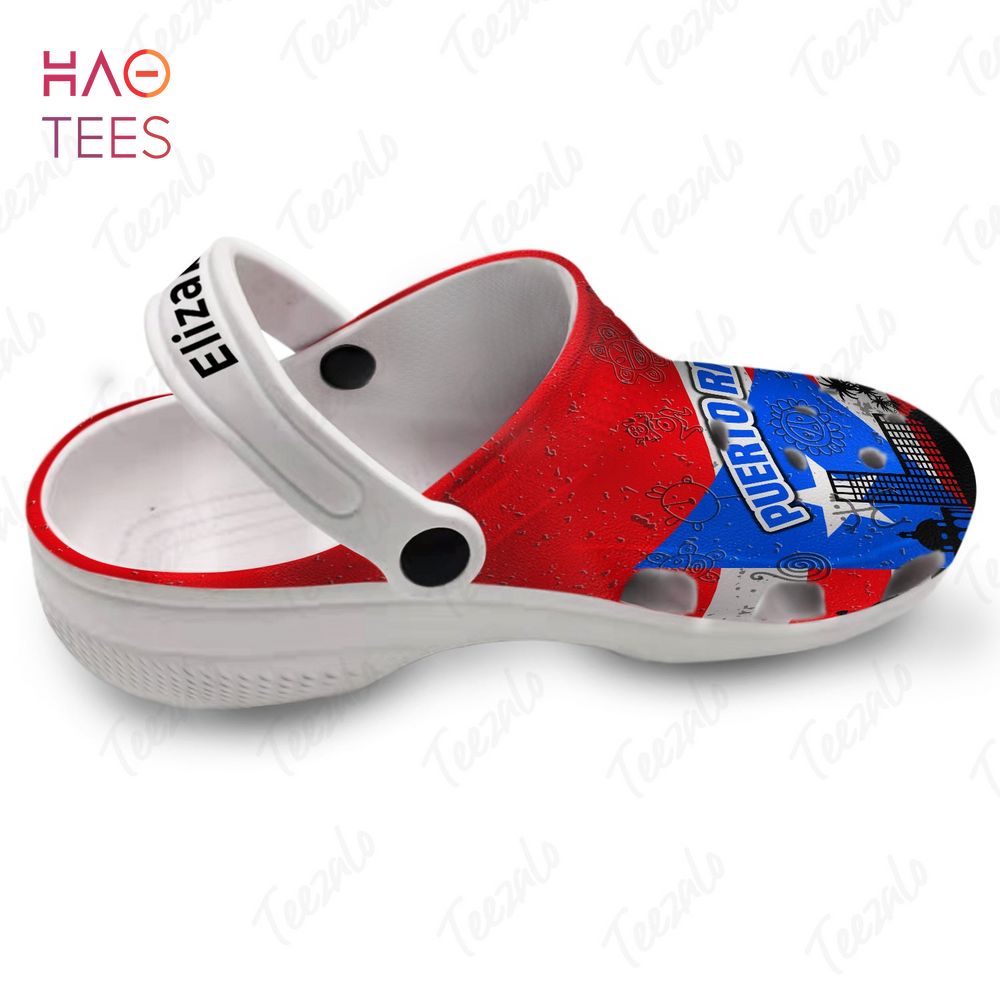 Personalized Puerto Rico Flag Heritage Symbols Crocs Shoes Personalized Puerto Rico Flag Heritage Symbols Crocs Shoes
