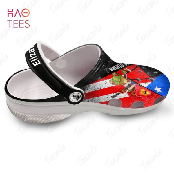 Personalized Puerto Rico Flag Puerto Rican Pride Crocs Shoes