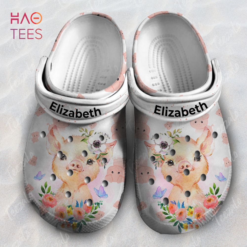Pig Cute Personalized Crocs Shoes Gifts for Pig Lovers