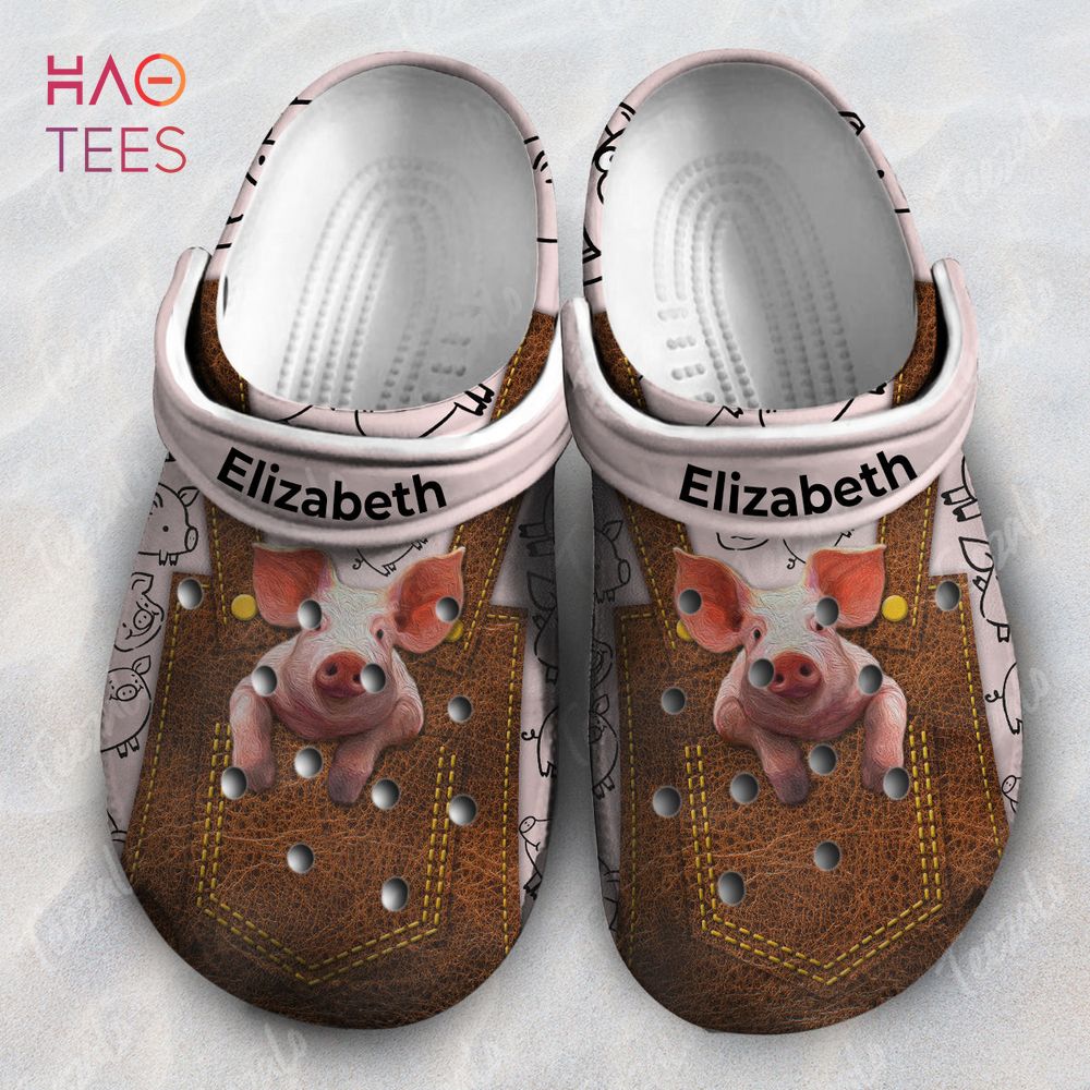 Pig Personalized Crocs Shoes With Pattern