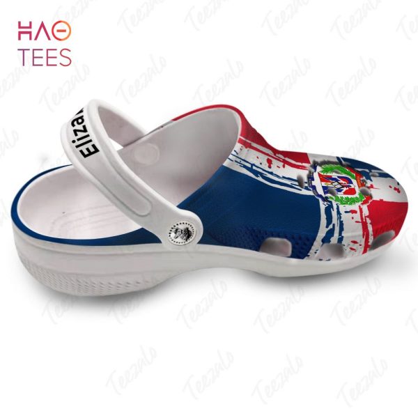 Pride Dominican Flag Personalized Crocs Shoes