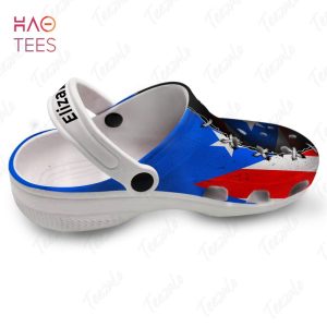 Pride Heritage Puerto Rico Flag Personalized Crocs Shoes