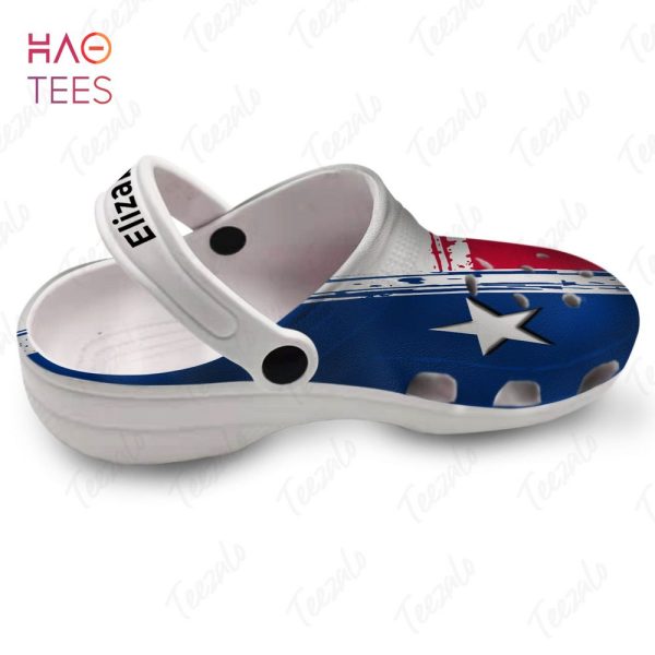 Pride Texan Texas Flag Personalized Crocs Shoes