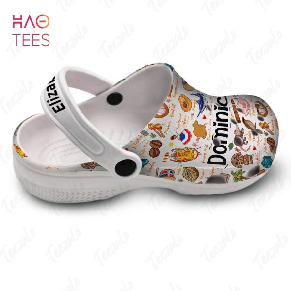 Proud Dominican Symbols Personalized Crocs Shoes