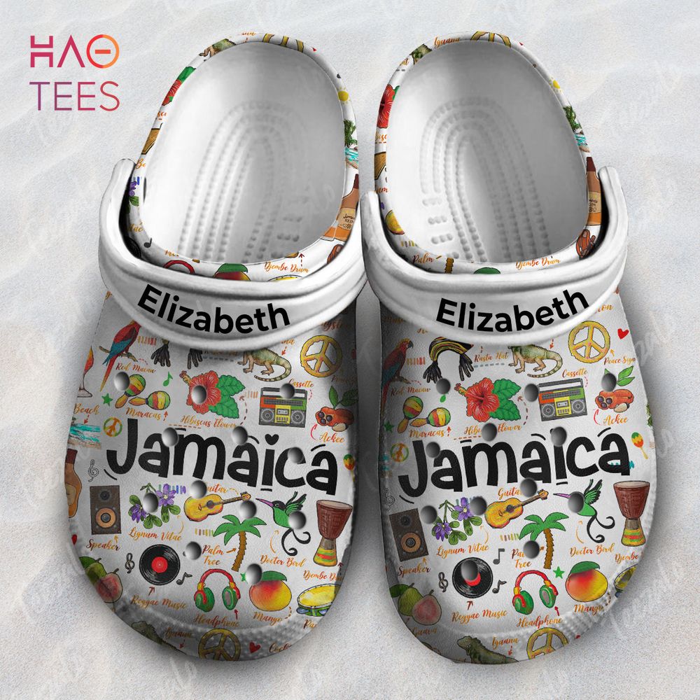 Proud Jamaican Symbols Personalized Crocs Shoes