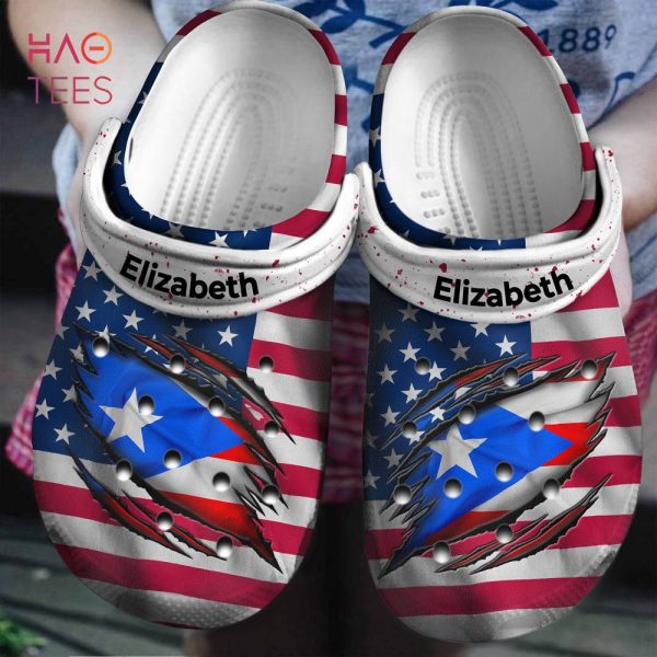 Puerto Rican Blood Inside Me Personalized Crocs Shoes