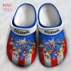 Puerto Rico Flag Half Personalized Crocs Shoes