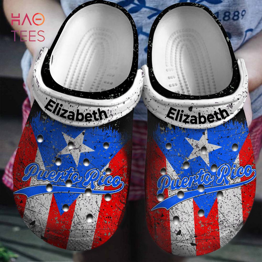 Puerto Rico In Puerto Rico Flag Personalized Crocs Shoes