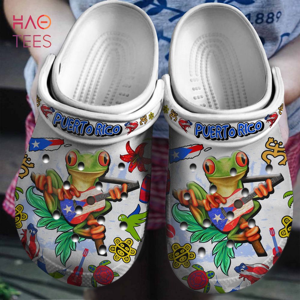Puerto Rico Symbols Crocs Shoes Gift Puerto Rico Symbols Crocs Shoes Gift