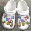 Pug Head Personalized Crocs Shoes With Your Name, Pug Crocs Shoes