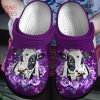 Purple Roses And Pig Crocs Shoes Purple Roses And Pig Crocs Shoes