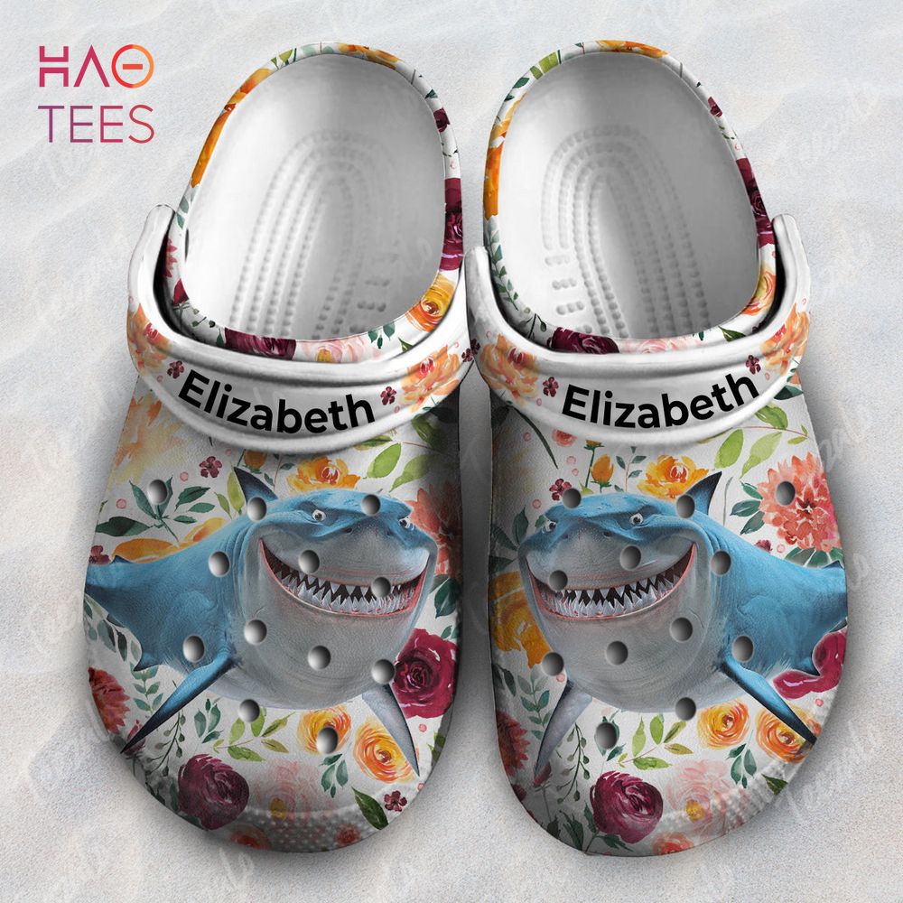 Shark Flower Crocs Shoes Gifts For Shark Lovers Shark Flower Crocs Shoes Gifts For Shark Lovers