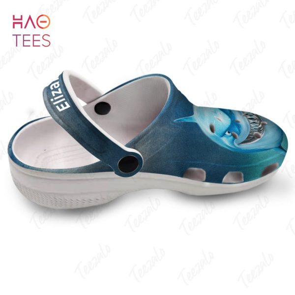 Shark Head Crocs Shoes Personalized With Your Name