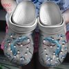 Shark Hole Leopard Personalized Crocs Shoes With Your Name