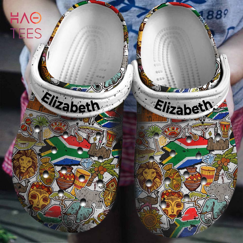 South African Symbols Personalized Crocs Shoes