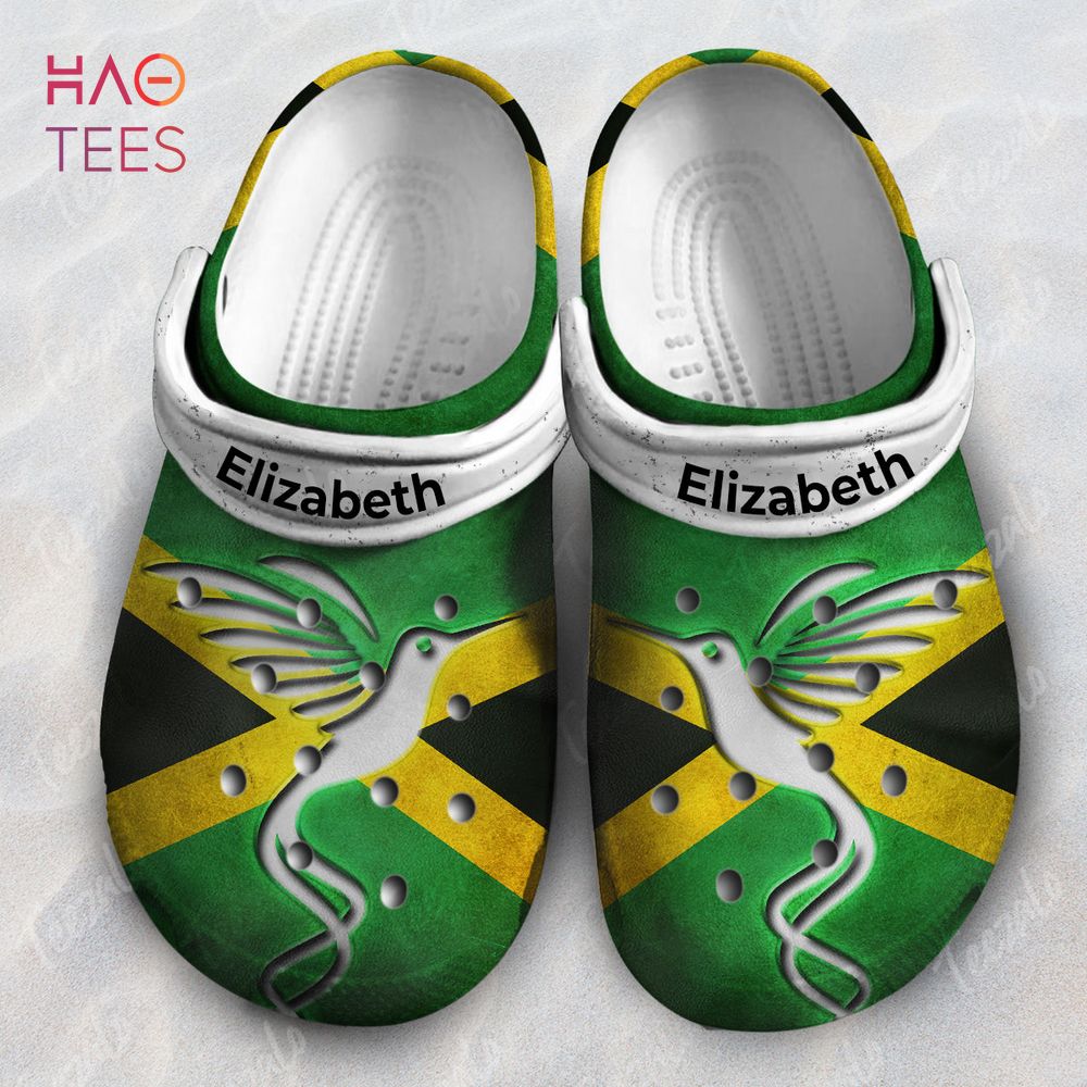 Symbols On Jamaica Flag Personalized Crocs Shoes