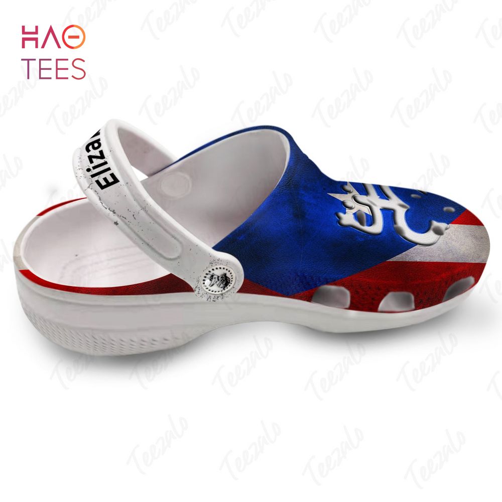 Symbols On Puerto Rico Flag Personalized Crocs Shoes Symbols On Puerto Rico Flag Personalized Crocs Shoes