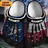 Texas Flag Personalized Crocs Shoes With Your Name