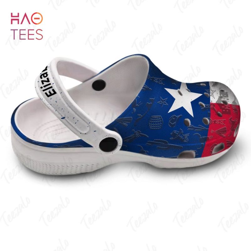 men's texas flag crocs