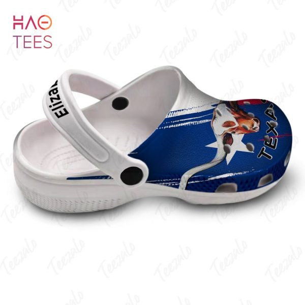 Texas Flag Texan Pride Gift Personalized Clog Crocs Shoes