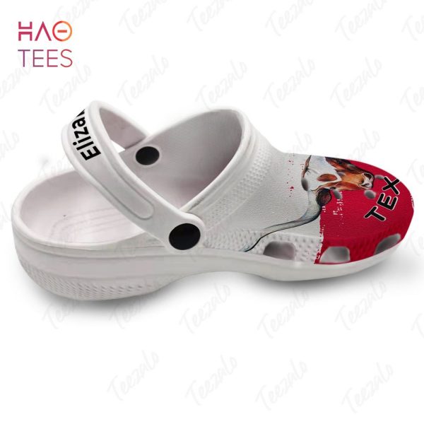 Texas Flag Texan Pride Gift Personalized Clog Crocs Shoes