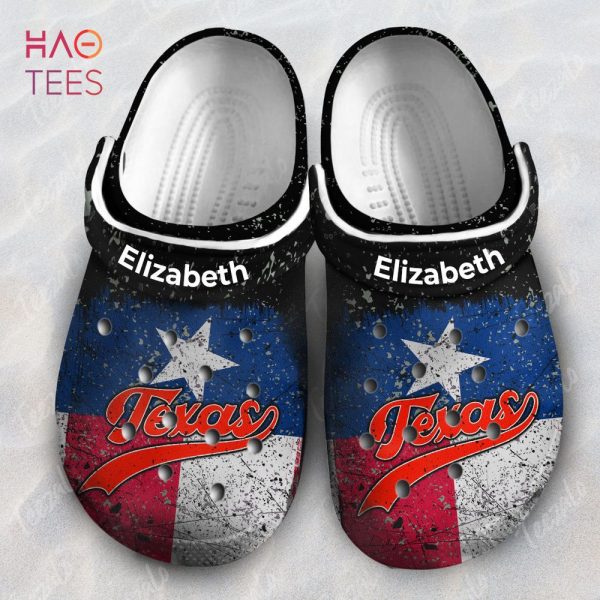 Texas In Texas Flag Personalized Crocs Shoes