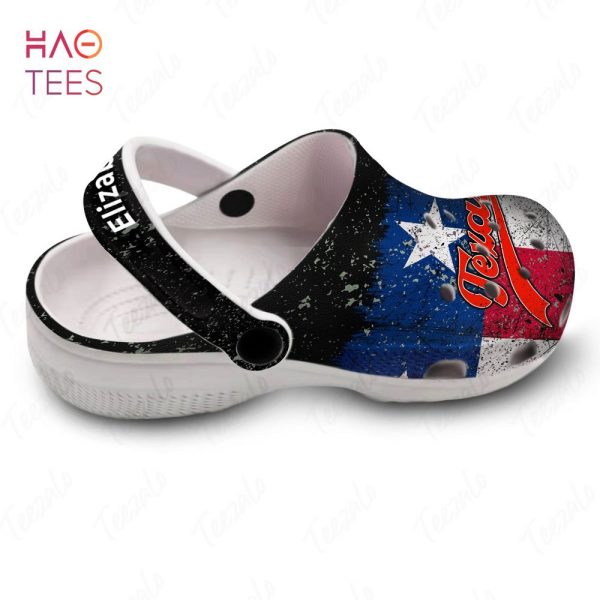 Texas In Texas Flag Personalized Crocs Shoes