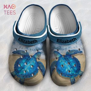 Turtle On The Beach Personalized Crocs Shoes