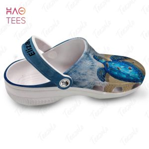 Turtle On The Beach Personalized Crocs Shoes