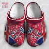 UK Flag Heart With Symbols Custom Your Name Crocs Shoes