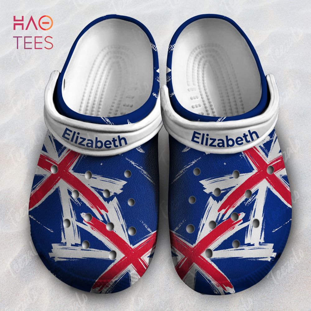 UK Flag Personalized Crocs Shoes With Pride