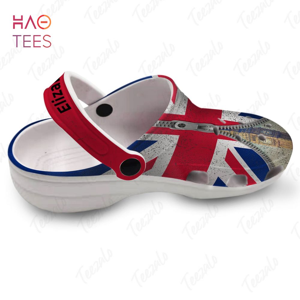 UK Flag Proud UK Symbols Personalized Crocs Shoes UK Flag Proud UK Symbols Personalized Crocs Shoes