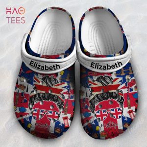 UK Life Flag Symbol Personalized Crocs Shoes