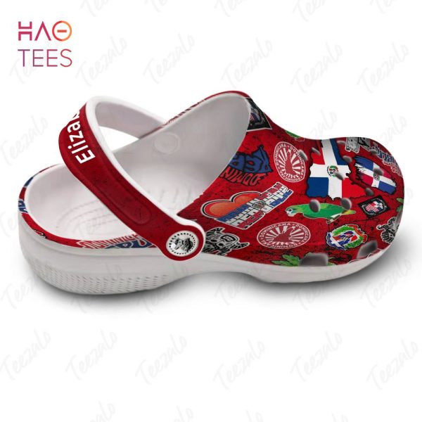 Vintage Dominica Dominican Flag Pride Personalized Crocs Shoes