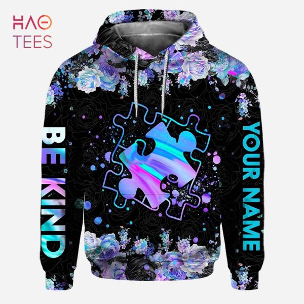 BEST Be Kind Love Autism Personalized Autism Awareness 3D Hoodie And Leggings