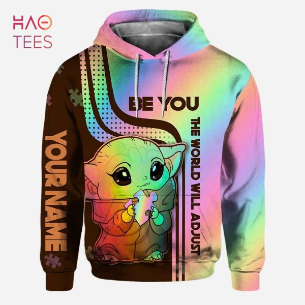 BEST Be You The World Will Adjust Personalized Autism Awareness Hoodie & Leggings