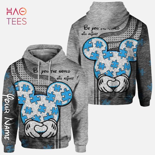 HOT Be You The World Will Adjust Personalized Autism Awareness 3D Hoodie And Leggings All Over Printed