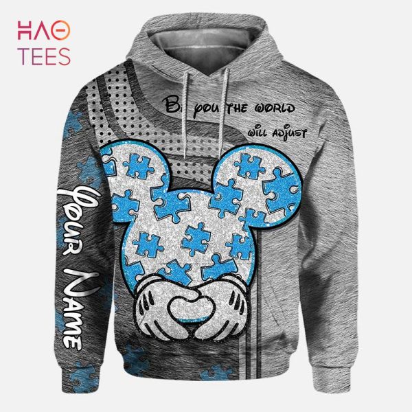 HOT Be You The World Will Adjust Personalized Autism Awareness 3D Hoodie And Leggings All Over Printed