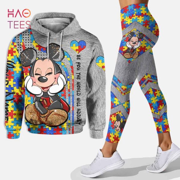 BEST Be You The World Will Adjust Personalized Autism Awareness Hoodie & Leggings Limited Edition